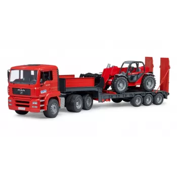 Voertuigset BRUDER MAN TGA laadwagen met Manitou-lader