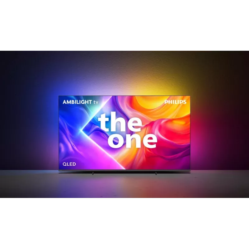 TV Philips 75PUS9010 75 inch 4K UHD QLED zwart, energie-efficiëntieklasse E