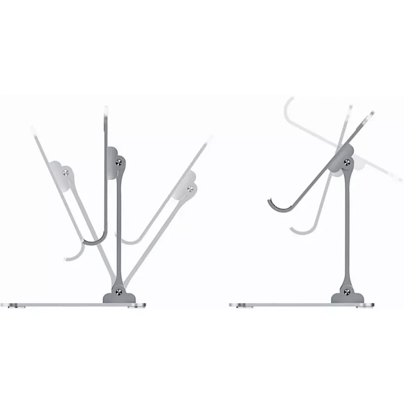 Inter-Tech MTS-200 Laptopstandaard Aluminium 25,4 cm (10 inch)