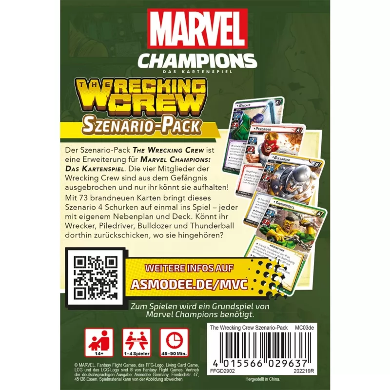 Marvel Champions: The Card Game - The Wrecking Crew (uitbreiding)