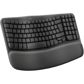 Logitech Wave Keys toetsenbord kantoor RF draadloos + Bluetooth QWERTY US International grafiet