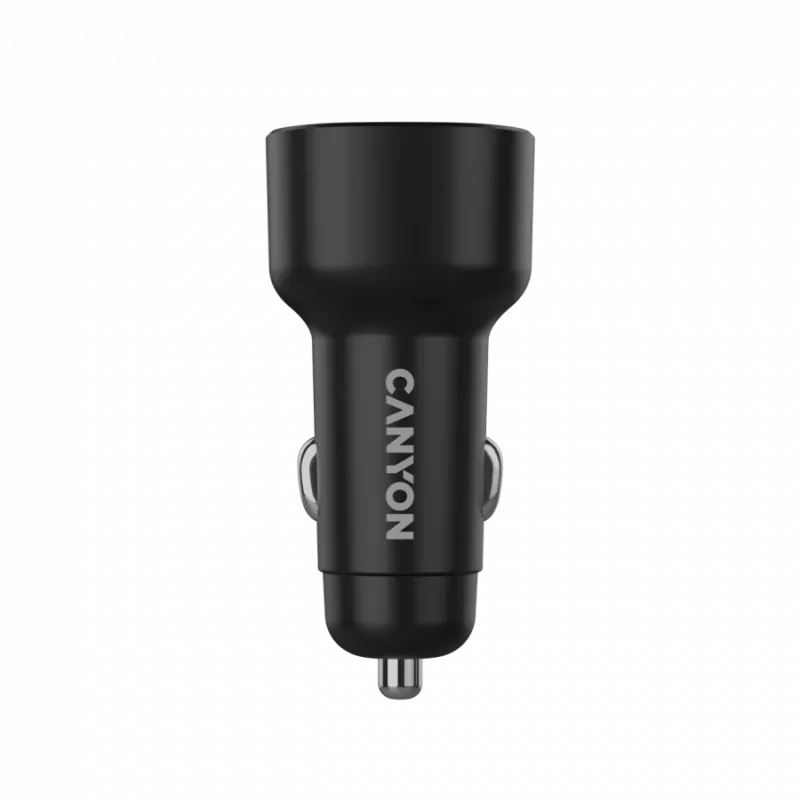 CANYON Autolader OnDrive 48 PD 48W USB-A+USB-C Zwart