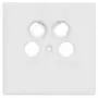 Axing SZU 2-03 afdekplaat voor TV/R/Data-antenneaansluitdozen, 80 x 80 mm, wit