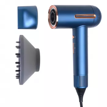 Adler haardroger | AD 2271 SUPERSPEED | 1500 W | aantal temperatuurstanden 6 | ionenfunctie | diffusor-opzetstuk | blauw