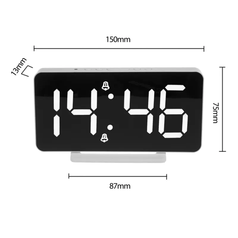 Digitale wekker GreenBlue GB383 met LED-display