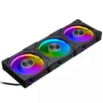 Phanteks D30 120mm ARGB PWM behuizingsventilator - zwart, 3-pack