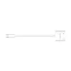 LogiLink USB-C audio-adapter USB-C/M naar 2x USB-C/F 60W PD wit