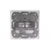 Digitus | Wandplaat voor keystone-modules, Duits type, middenplaat 50x50 mm, frame 80x80 mm | DN-93801-1