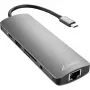 Sharkoon USB 3.0 Type-C combo-adapter interfacekaarten/adapters HDMI, RJ-45, USB 3.2 Gen 1 (3.1 Gen 1)