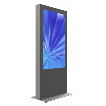 Vrijstaande kiosk EDBAK IDS09.55 55 inch zwart – vrijstaande displaystandaard voor 55-inch schermen