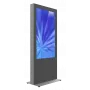 Vrijstaande kiosk EDBAK IDS09.55 55 inch zwart – vrijstaande displaystandaard voor 55-inch schermen