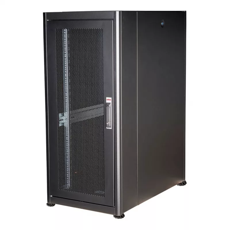 ROLINE 19-inch serverrack Basic 26 HE, 600x1000 BxD geperforeerd zwart