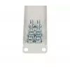 Rack-blindplaat Extralink Front Blank Panel 1U 19 inch grijs, stalen behuizing