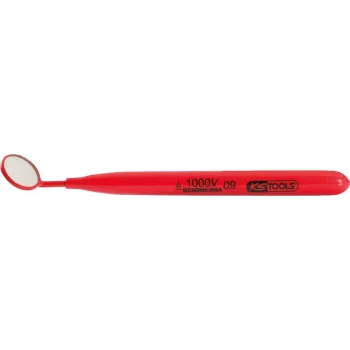 Inspectiespiegel ks tools 117.1630 — geïsoleerd, spiegelkop 22 mm, uitschuifbare lengte 175 mm