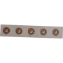 RFID NFC beveiligingsetiketten SCOT NTAG213 18 mm transparant, 10-pack