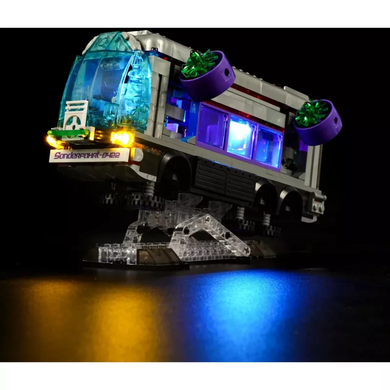 Cyberpunk Neoncity – Future Bus, constructiespeelgoed