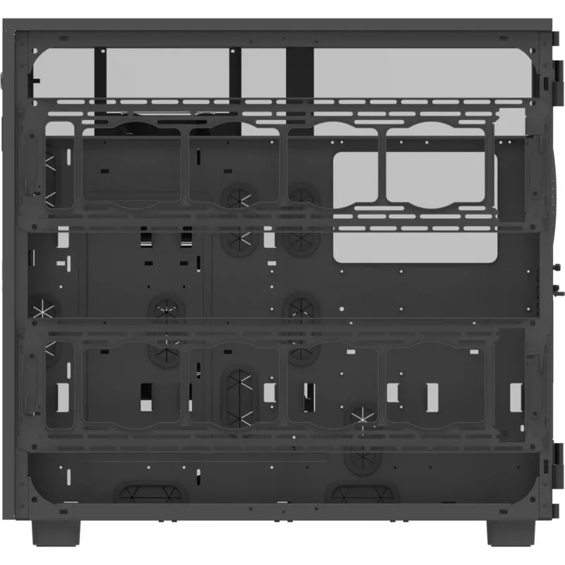 Thermaltake behuizing AX700 TG Super Tower zwart retail - Tower (CA-11B-00F1WN-00)