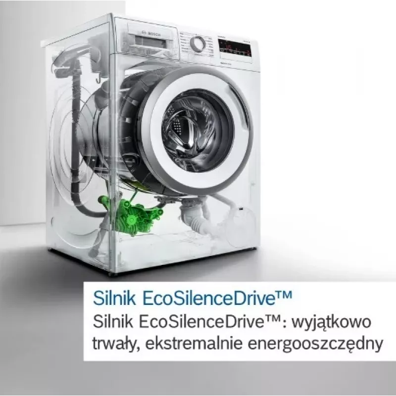 Frontlader wasmachine Bosch WGE02201PL — 8 kg, 1200 t/min, 55 l trommel, LED-display, inverter