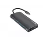 Dockingstation NATEC NMP-2162 USB 3.2 Gen 1 Type-C grijs bedraad