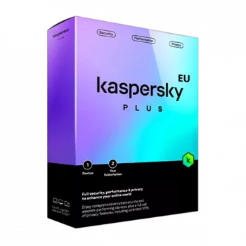 Kaspersky Plus | 1 apparaat | 2 jaar | EU