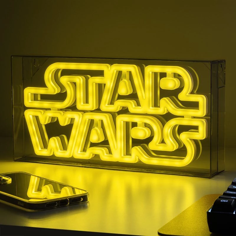 LED-neonlamp Paladone Star Wars design PP13123SW — decoratief LED-bord voor muur of plank