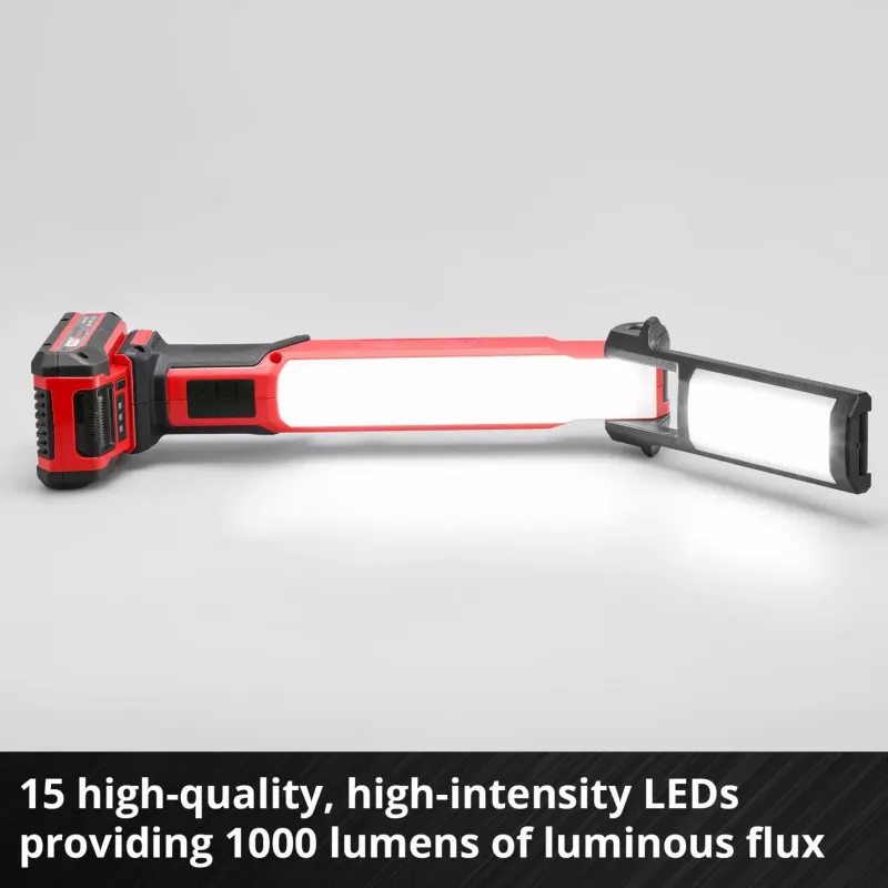 Power X-Change acculamp TE-CL 18/1000 S Li - Solo, 18 volt, LED-lamp rood, zonder accu en oplader