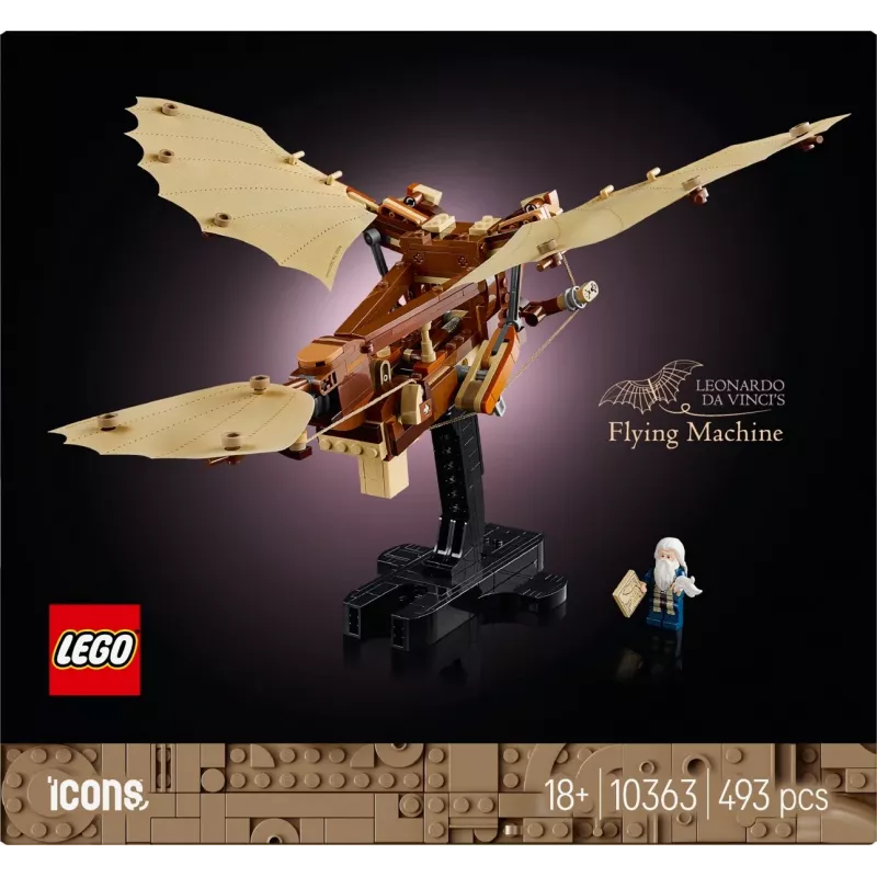 LEGO ICONS 10363 Leonardo da Vinci's vliegmachine