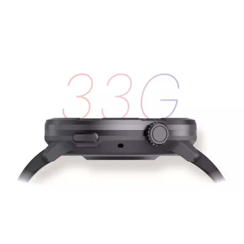 Stelio polshorloge STSWA102BT Activ Pro GPS 46 mm zwart titanium behuizing