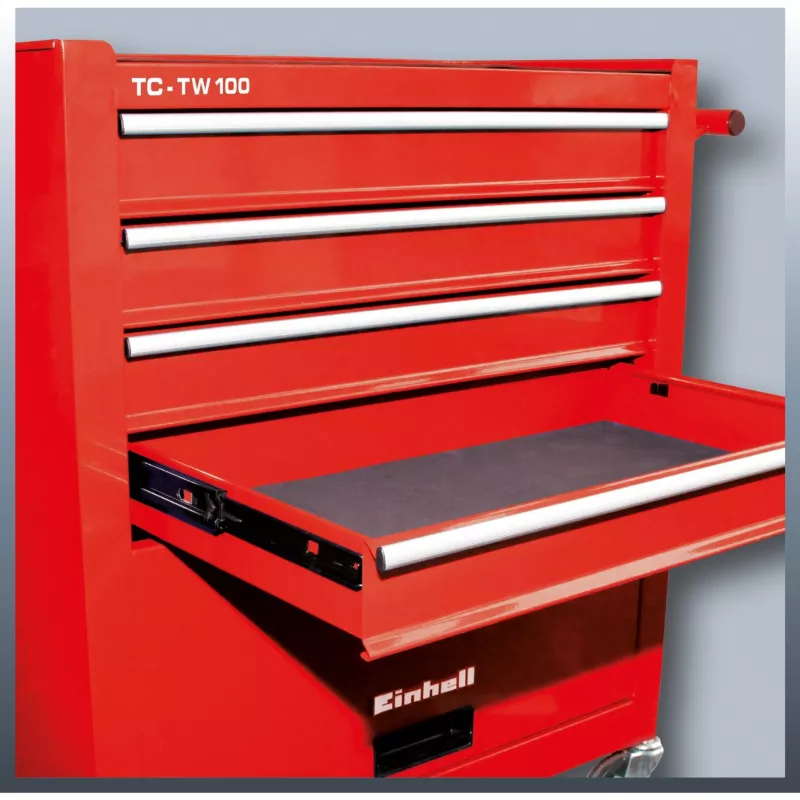 Gereedschapskist Einhell TC-TW 100 rood