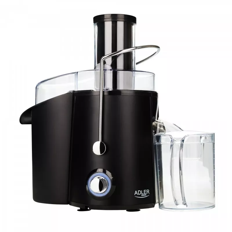 Centrifugaal sapcentrifuge Adler AD 4127 — 1000 W, zwart, sapcontainer, 3,9 kg