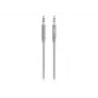 Linksys Belkin MIXIT aux-kabel - audiokabel - ministekker stereo 3,5 mm (m) - ministekker stereo 3,5 mm (m) - 1,22 m - grijs (AV10164BT04-GRY)