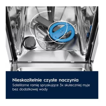 Inbouw vaatwasser Electrolux EES48401L — 600 mm, 13–14 couverts, energie-efficiëntieklasse A, 10,5 l/cyclus