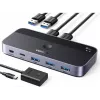 KVM USB-switch UGREEN CM662 2x4 uitgang, zwart