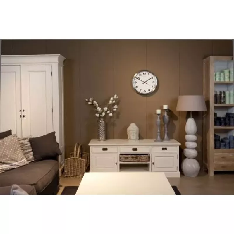 NeXtime wandklok 2521 Arabic, Ø33 cm, wit