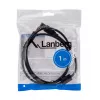 Lanberg CA-USBA-11CC-0010-BK USB-kabel 1 m 2.0 USB B zwart