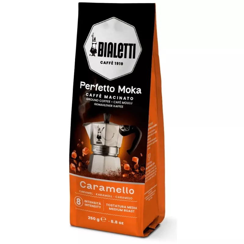 Gemalen koffie Bialetti Perfetto Moka Carmello 250 g
