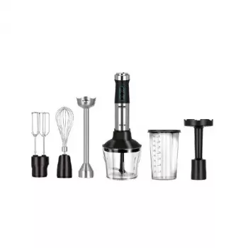 Staafmixer MPM MBL-42M — 1500 W, RVS behuizing, variabele snelheid, turbo, accessoires
