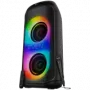 Luidspreker SVEN PS-1050, zwart (200W, TWS, Bluetooth, FM, USB, microSD, LED-display, 7200mAh)
