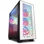 Sharkoon ELITE SHARK CA300H - tower - pc - wit - ATX - EATX - micro ATX - Mini-ITX - metaal - gehard glas - gaming