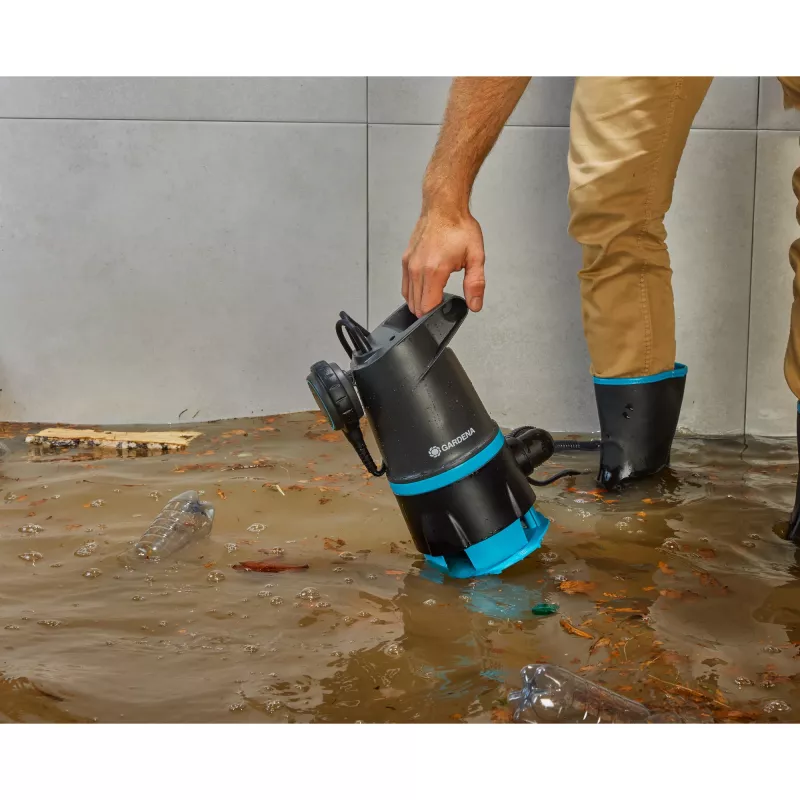 Dompelpomp GARDENA 09018-47 — 550 W motor voor waterafvoer en -omleiding