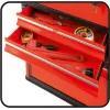 Gereedschapskist YATO YT-09107 metaal 495x252x180 mm, zwart/rood, 6 kg, 2 vakken, afsluitbaar