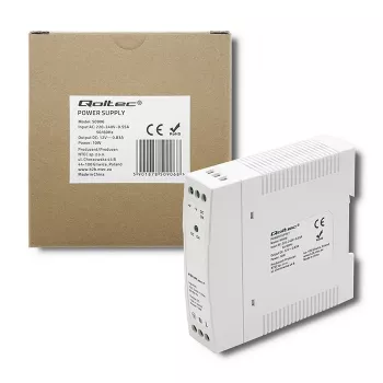 DIN-rail voeding 10W, 12V, 0.83A, slank