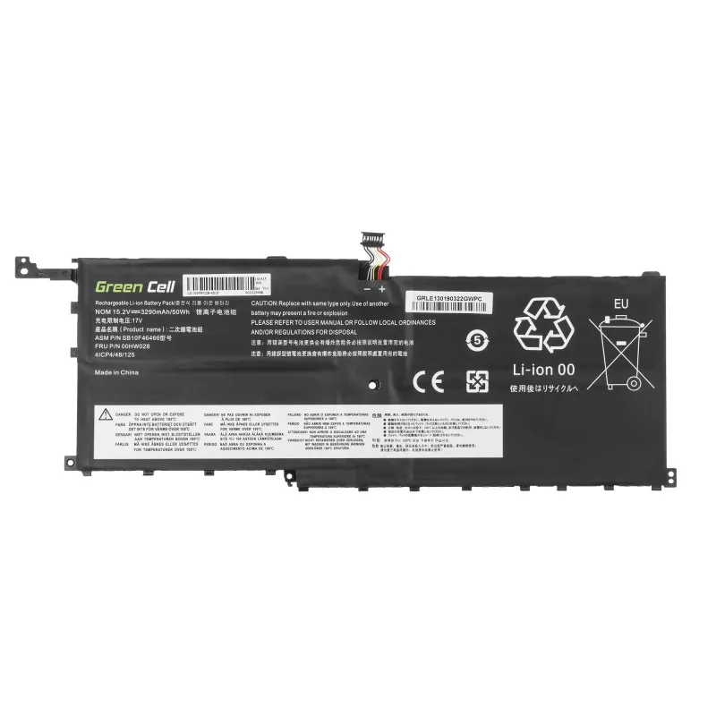 Accu Green Cell LE130 voor Lenovo ThinkPad X1 Carbon 4th Gen