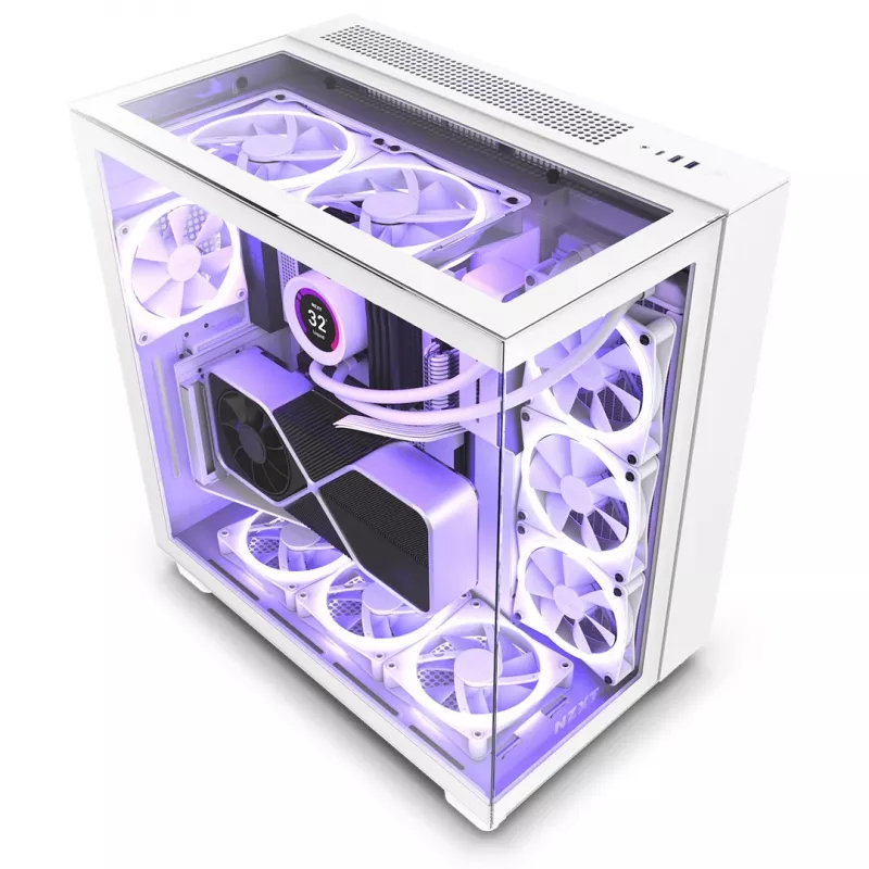 PC-behuizing NZXT H9 Elite Midi Tower wit