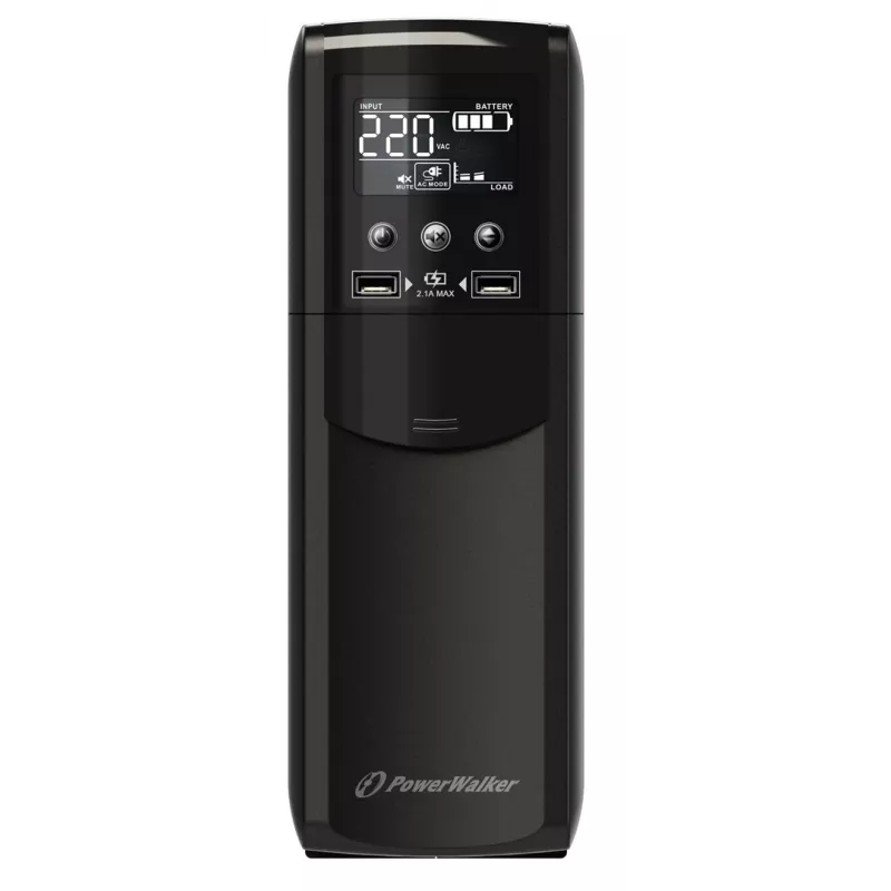 PowerWalker VI 1500 CSW FR line-interactive 1,5 kVA 900 W 4 AC-stopcontacten