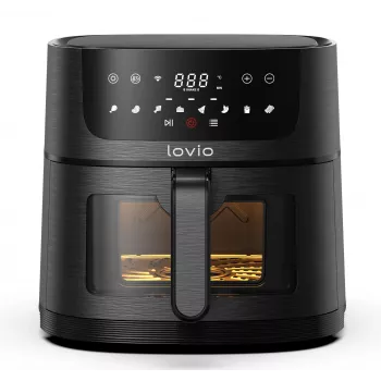 Lovio LVAF002BK PureFry XL Smart 6L zwart