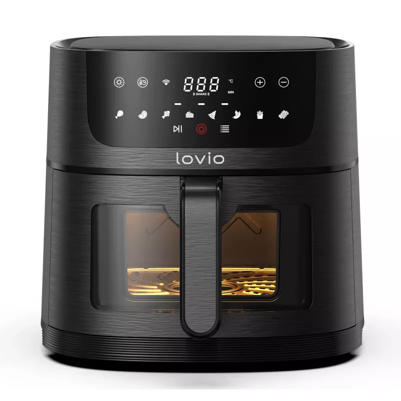 Lovio LVAF002BK PureFry XL Smart 6L zwart