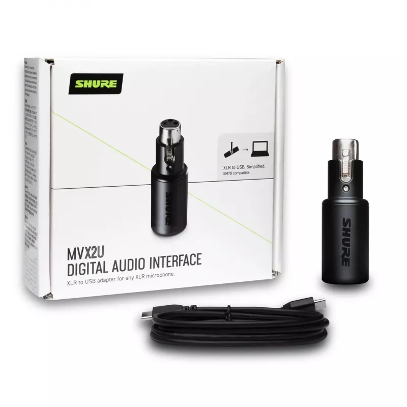 Shure MVX2U - digitale audio-interface