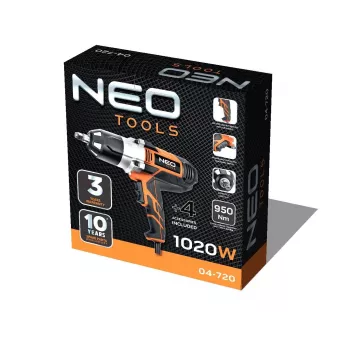 NEO tools 04-720 elektrische schroevendraaier/slagschroevendraaier
