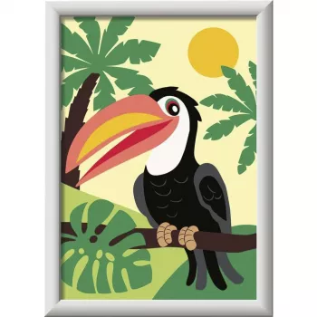 Ravensburger schilderen op nummer - toekan in de jungle